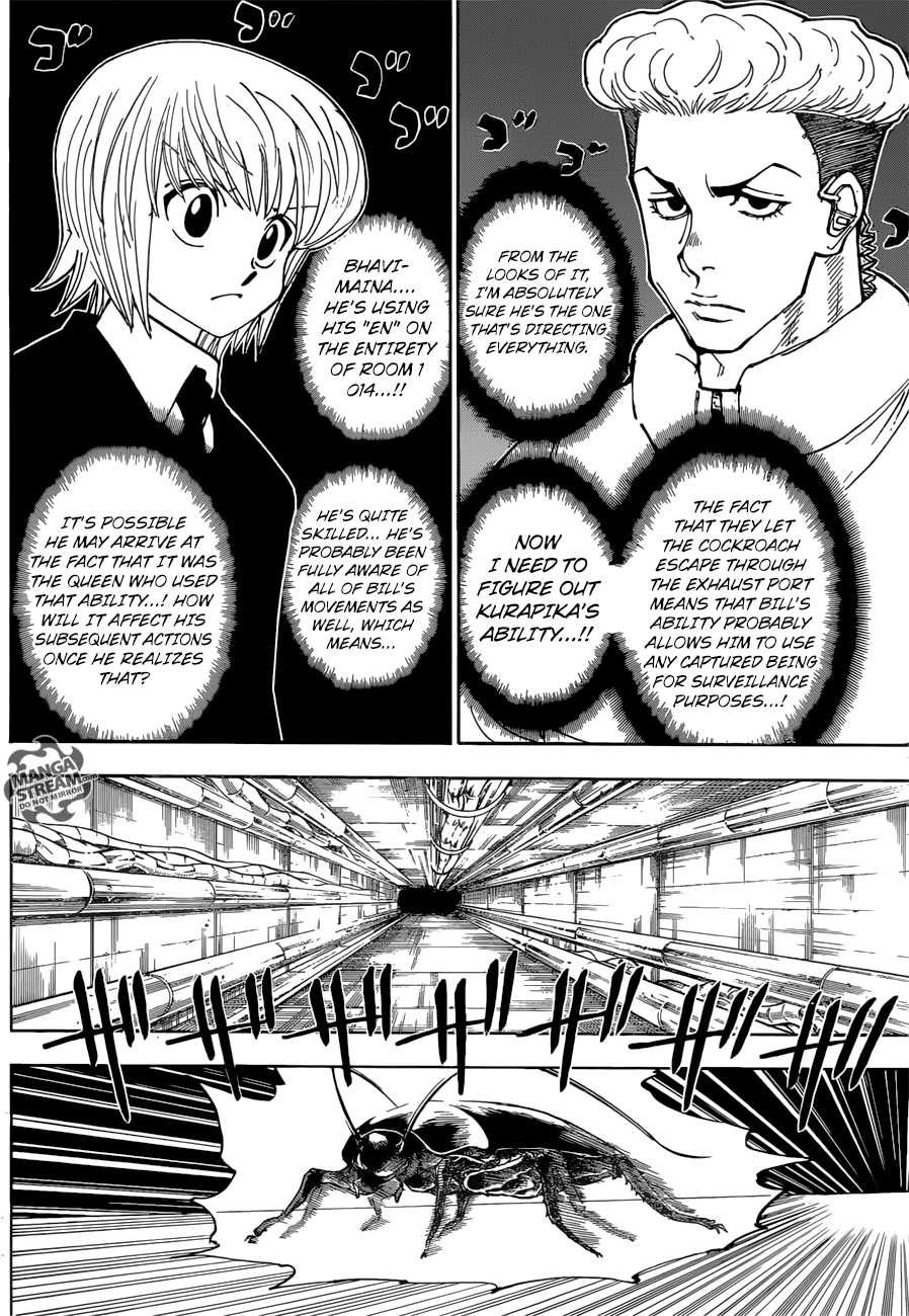 Hunter x Hunter Manga Chapter 367 page 18 - Synchronization
