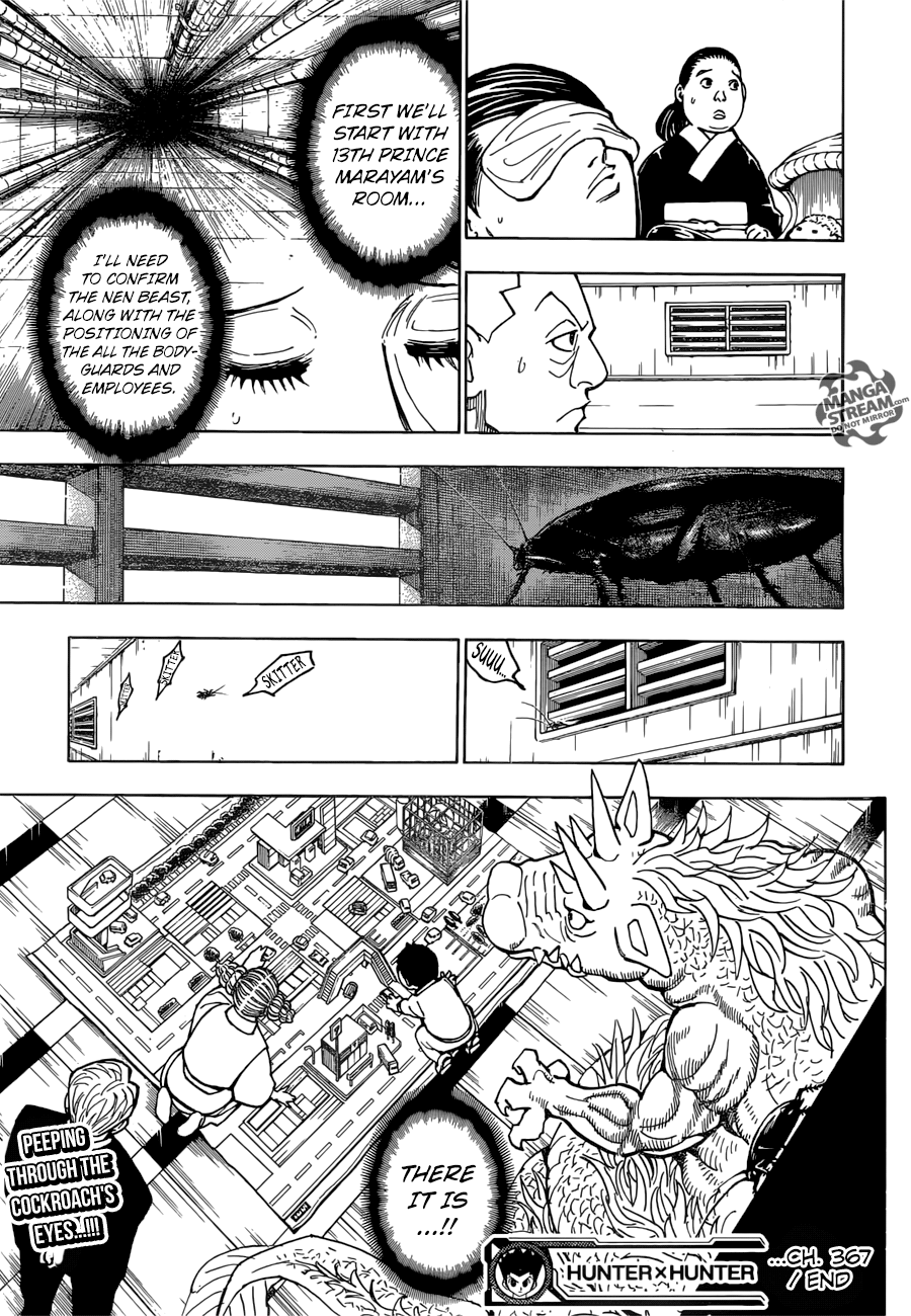 Hunter x Hunter Manga Chapter 367 page 19 - Synchronization