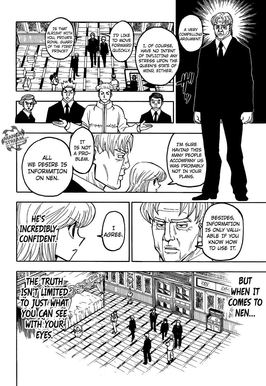 Hunter x Hunter Manga Chapter 367 page 4 - Synchronization