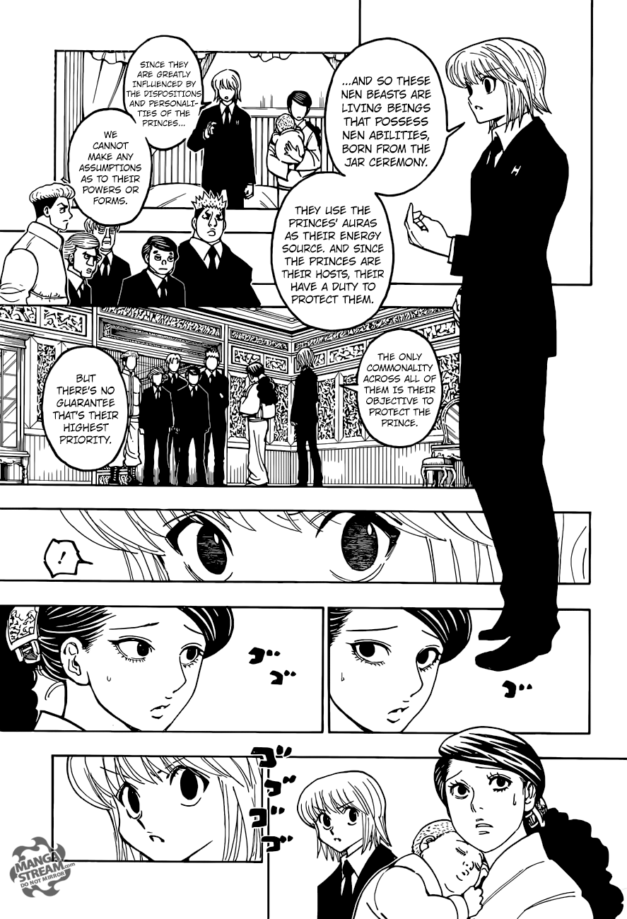 Hunter x Hunter Manga Chapter 367 page 5 - Synchronization