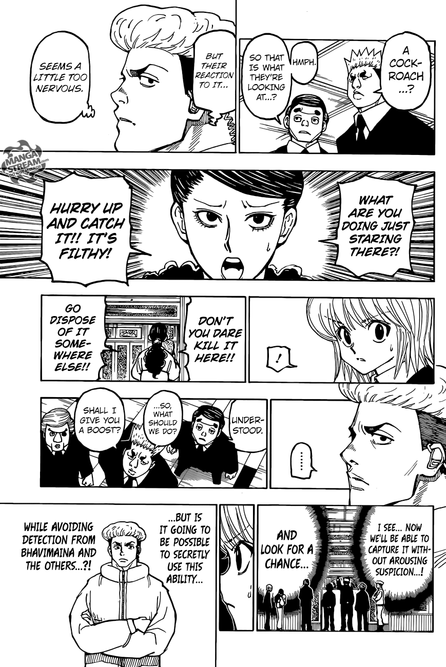 Hunter x Hunter Manga Chapter 367 page 7 - Synchronization
