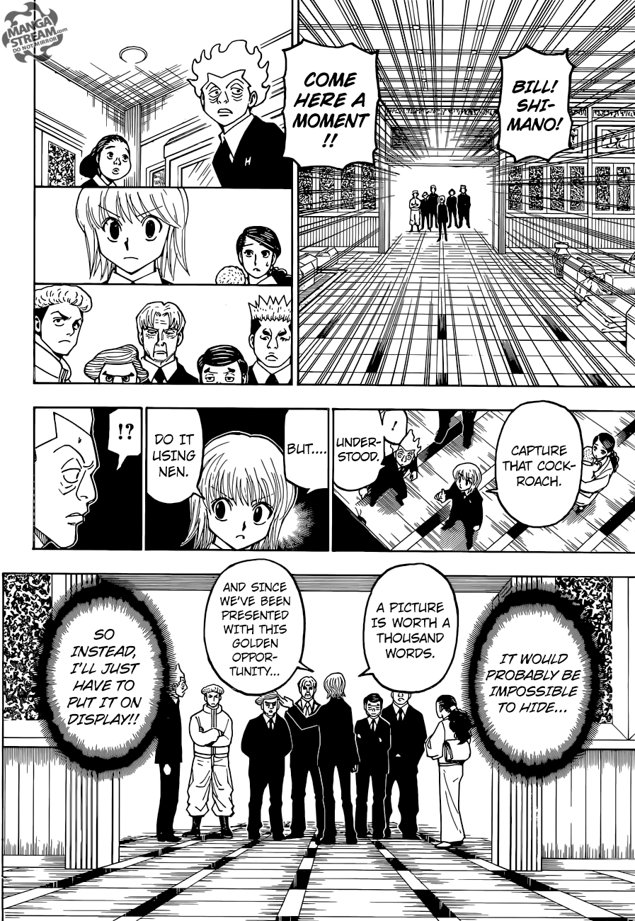 Hunter x Hunter Manga Chapter 367 page 8 - Synchronization