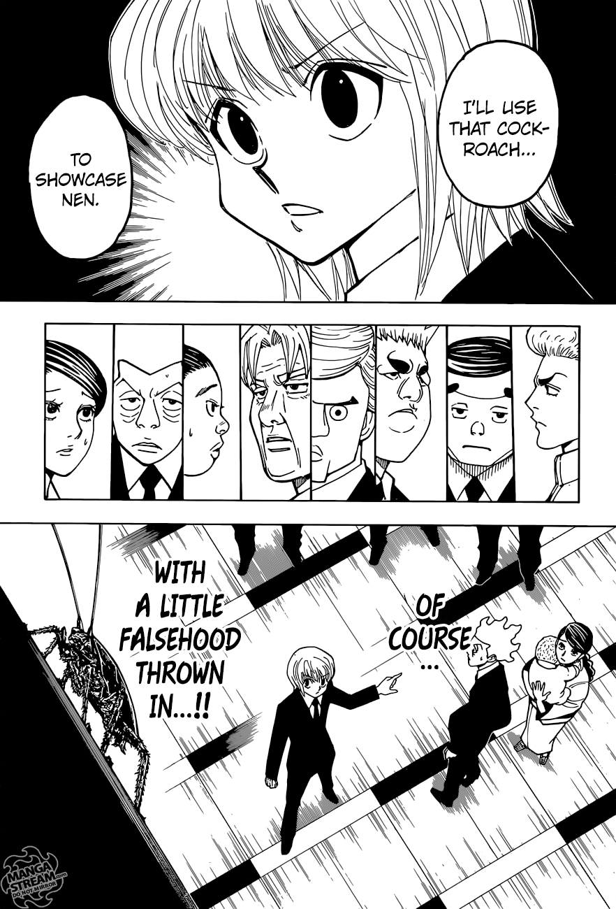 Hunter x Hunter Manga Chapter 367 page 9 - Synchronization
