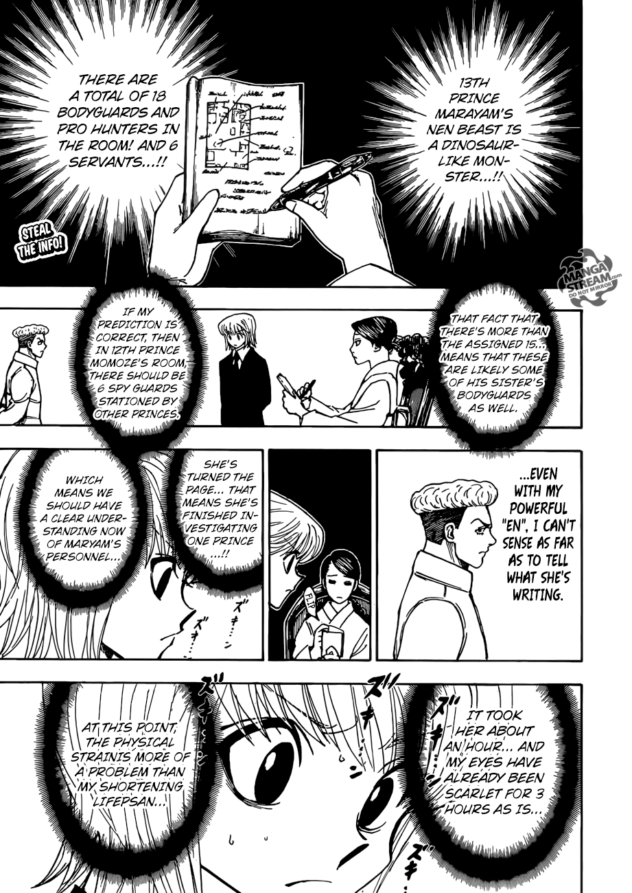 Hunter x Hunter Manga Chapter 368 page 1 - Foul Play