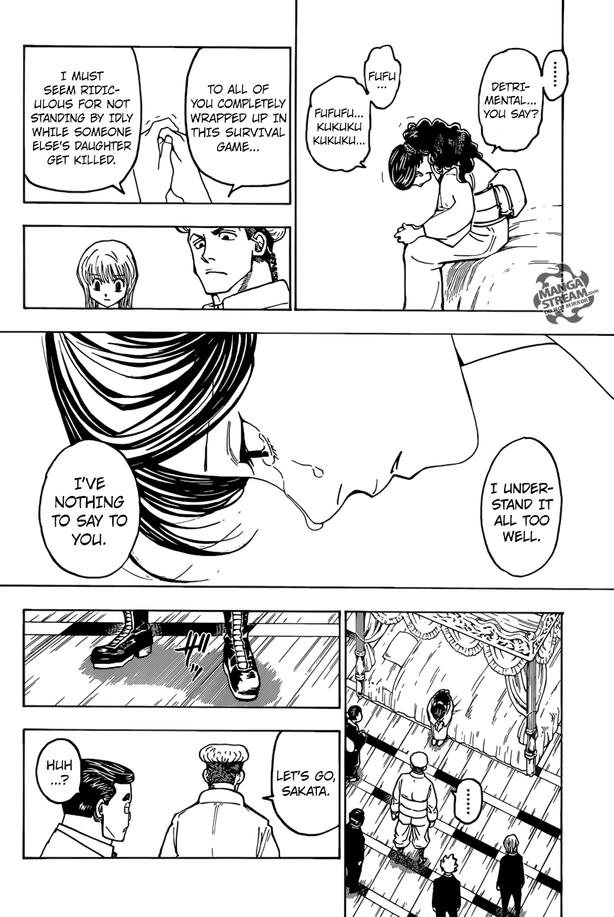 Hunter x Hunter Manga Chapter 368 page 10 - Foul Play