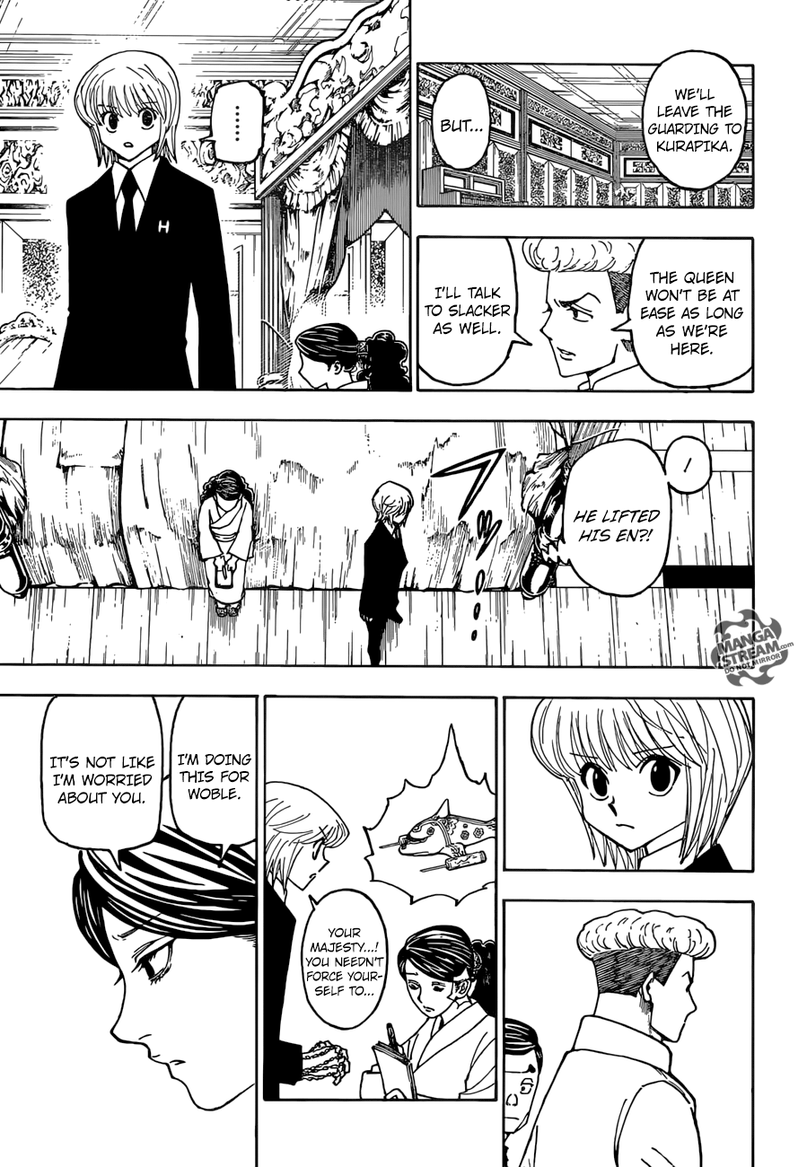 Hunter x Hunter Manga Chapter 368 page 11 - Foul Play