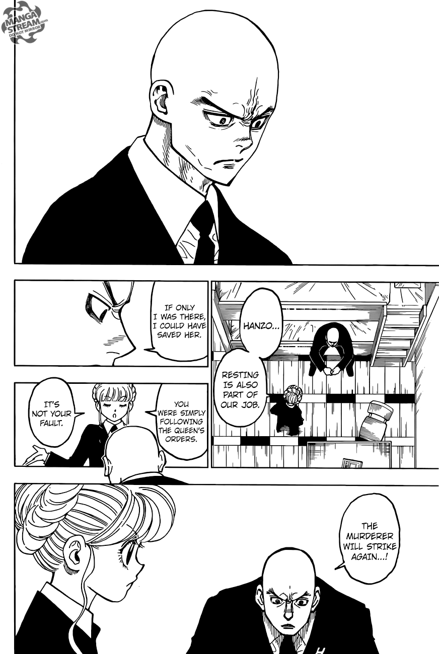 Hunter x Hunter Manga Chapter 368 page 14 - Foul Play