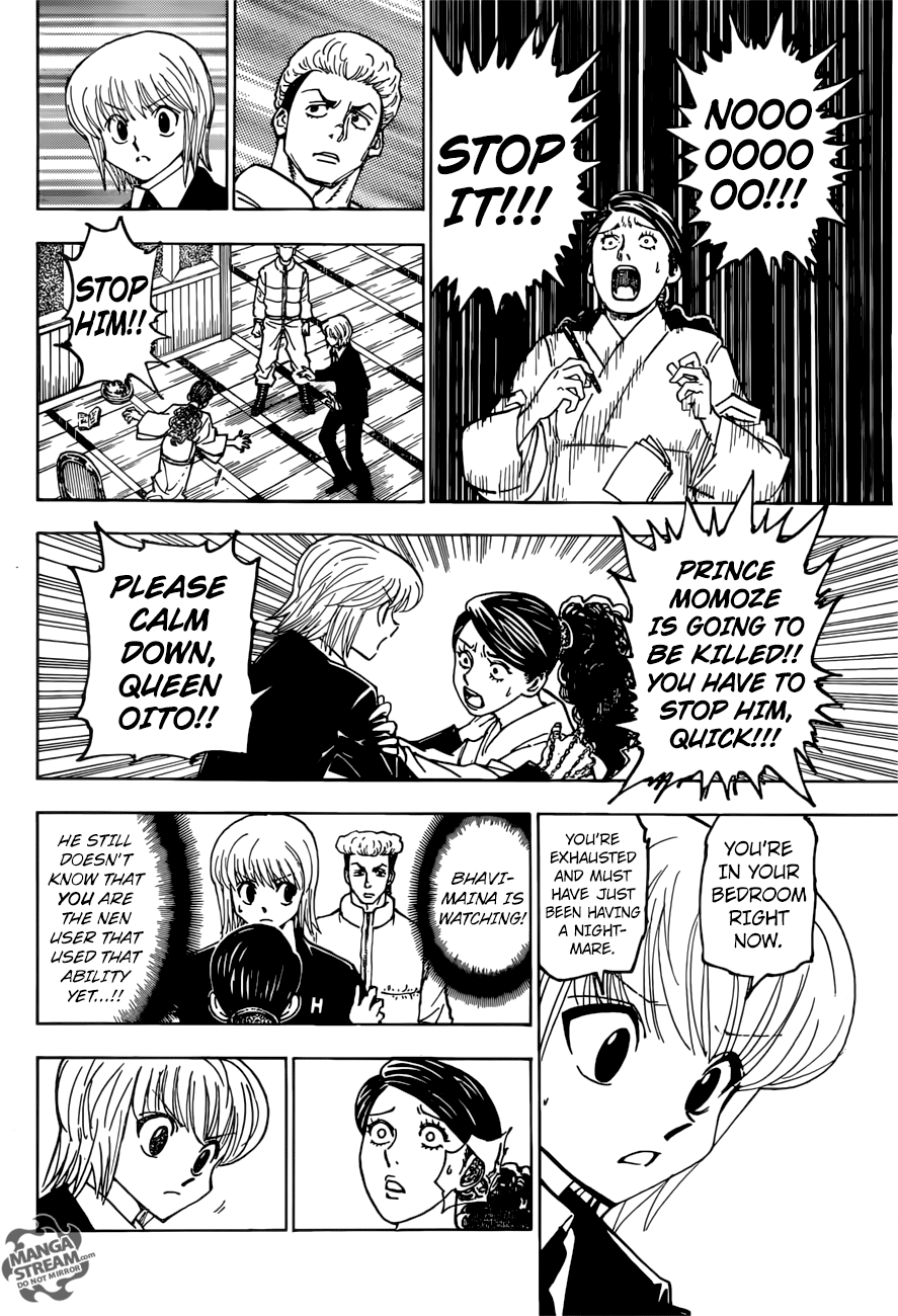 Hunter x Hunter Manga Chapter 368 page 4 - Foul Play