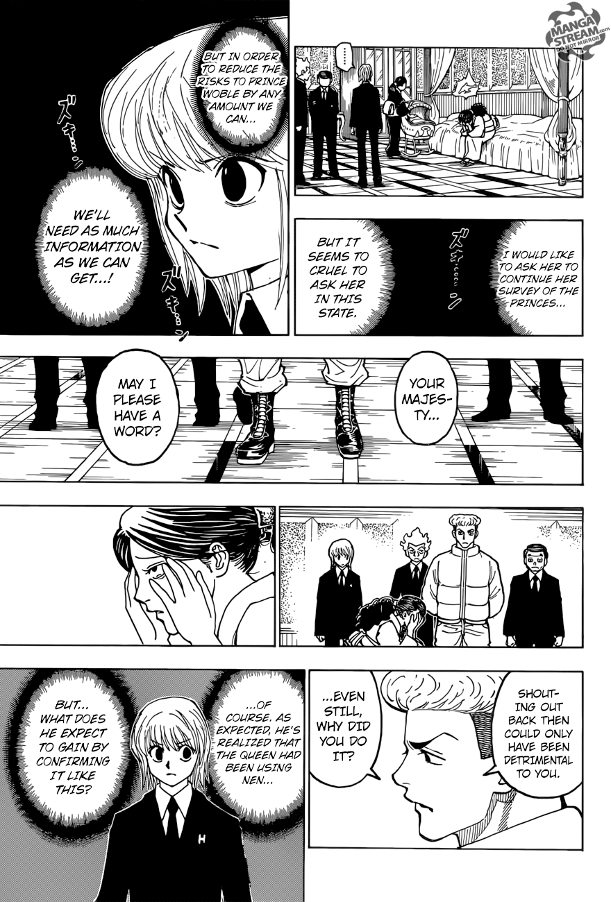 Hunter x Hunter Manga Chapter 368 page 9 - Foul Play