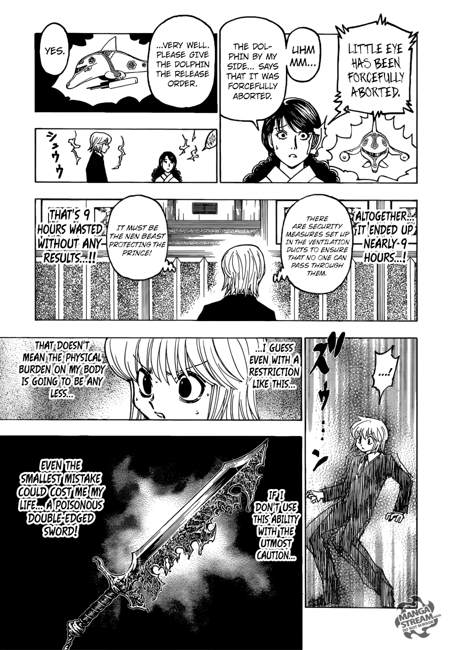 Hunter x Hunter Manga Chapter 369 page 12 - Limits