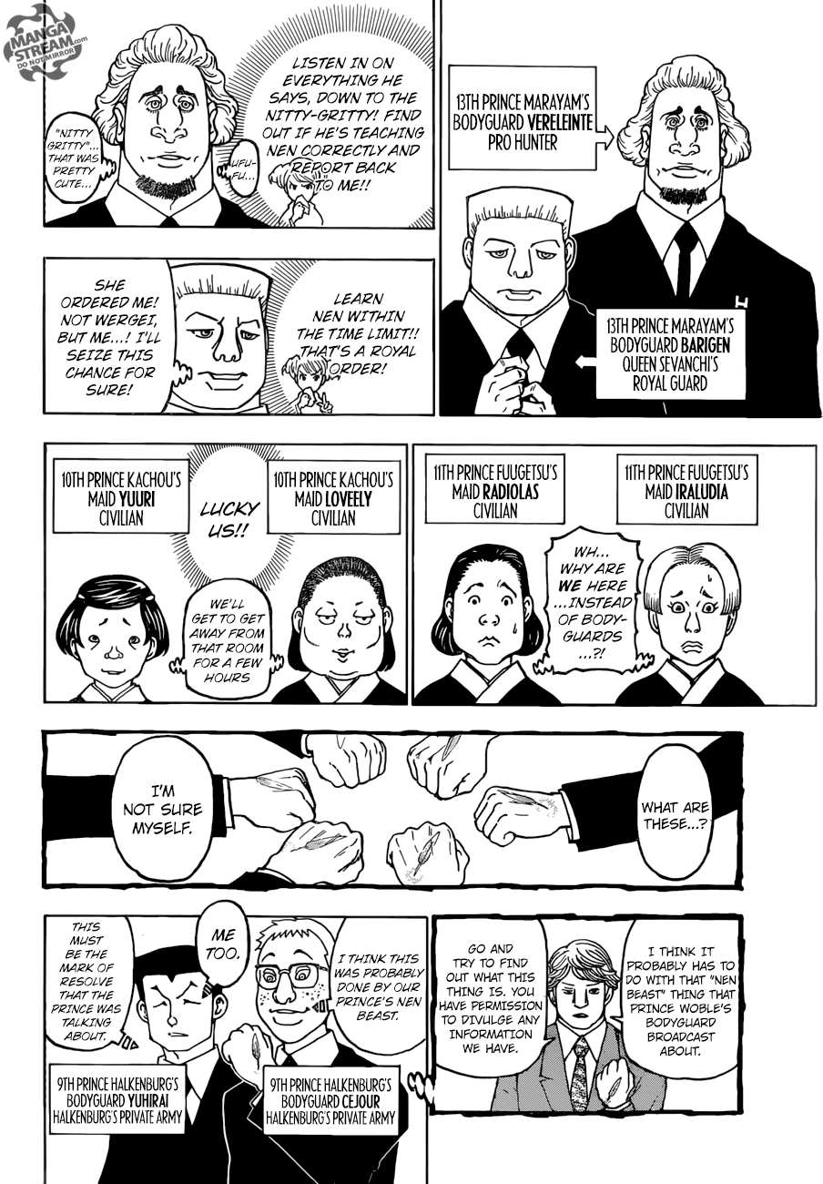 Hunter x Hunter Manga Chapter 369 page 15 - Limits