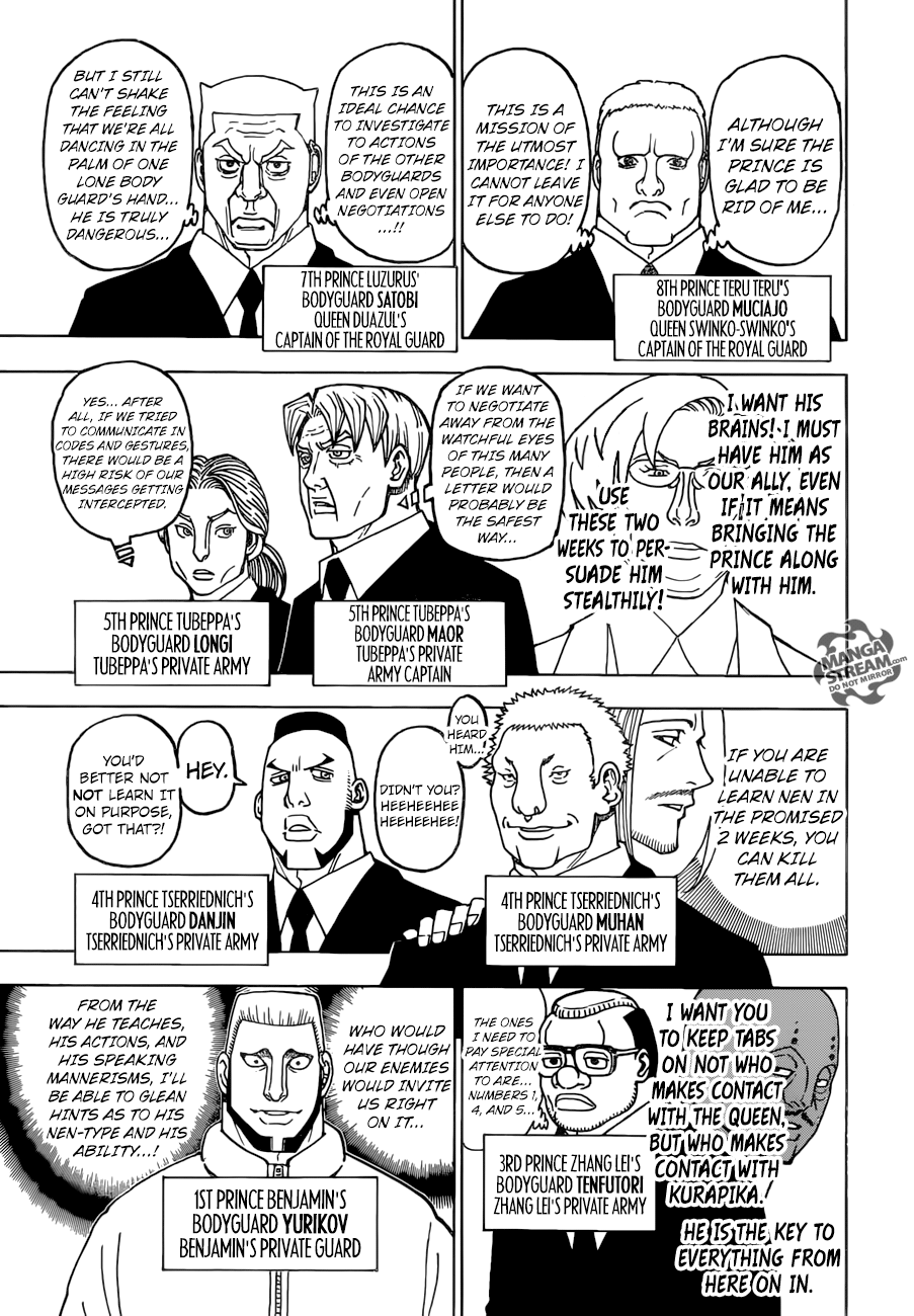Hunter x Hunter Manga Chapter 369 page 16 - Limits