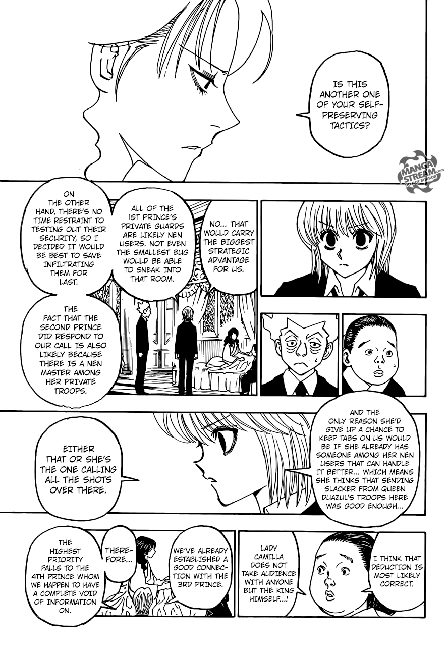 Hunter x Hunter Manga Chapter 369 page 6 - Limits