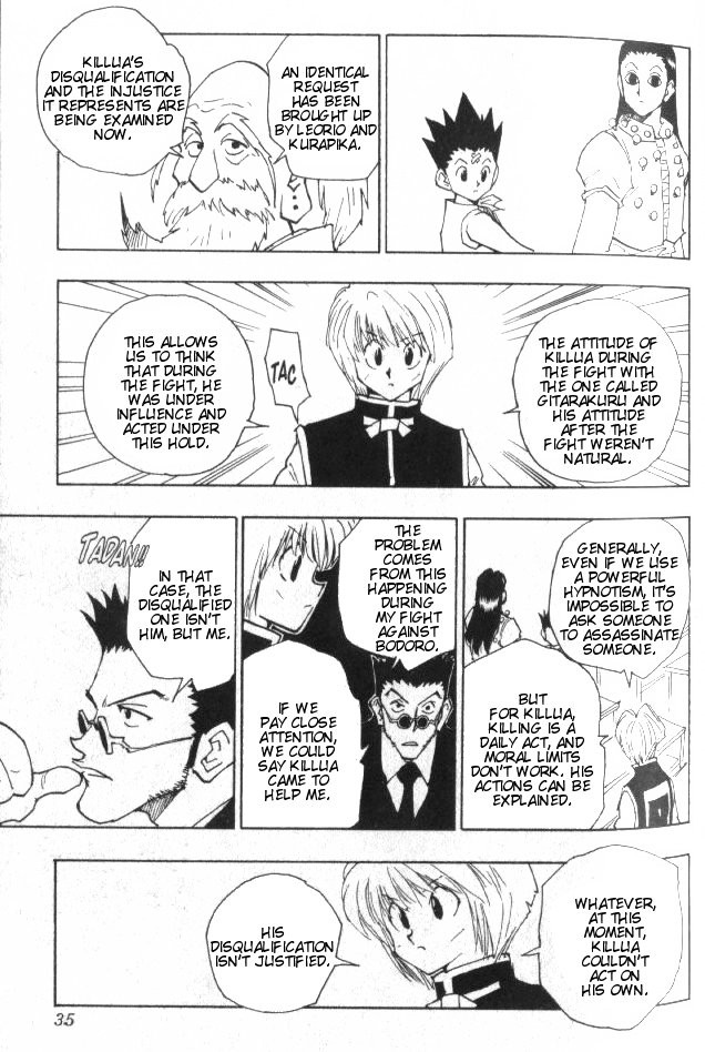Hunter x Hunter Manga Chapter 37 page 10 - Light and Darkness: Part 3