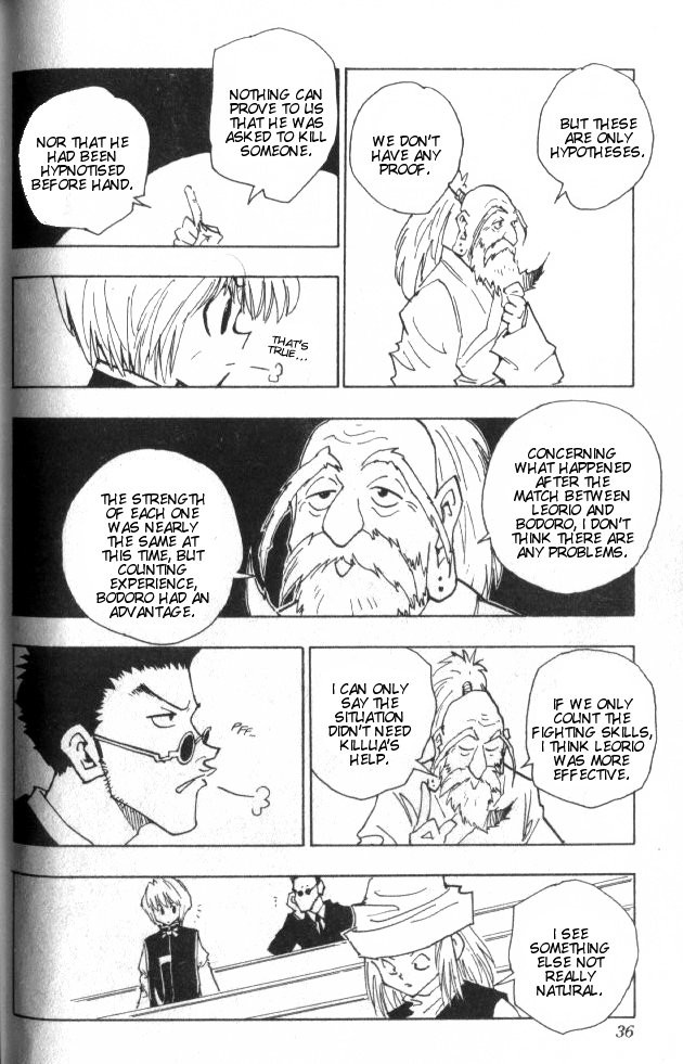 Hunter x Hunter Manga Chapter 37 page 11 - Light and Darkness: Part 3