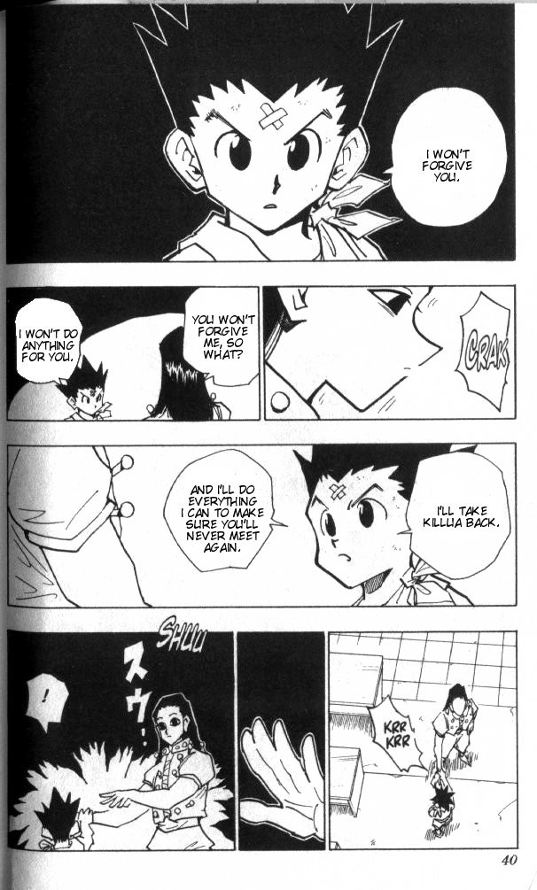 Hunter x Hunter Manga Chapter 37 page 15 - Light and Darkness: Part 3