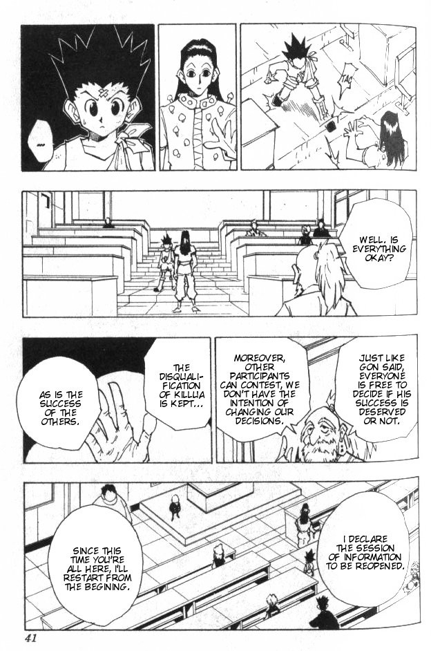 Hunter x Hunter Manga Chapter 37 page 16 - Light and Darkness: Part 3