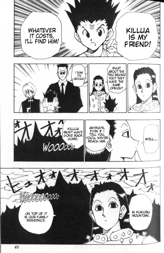 Hunter x Hunter Manga Chapter 37 page 20 - Light and Darkness: Part 3