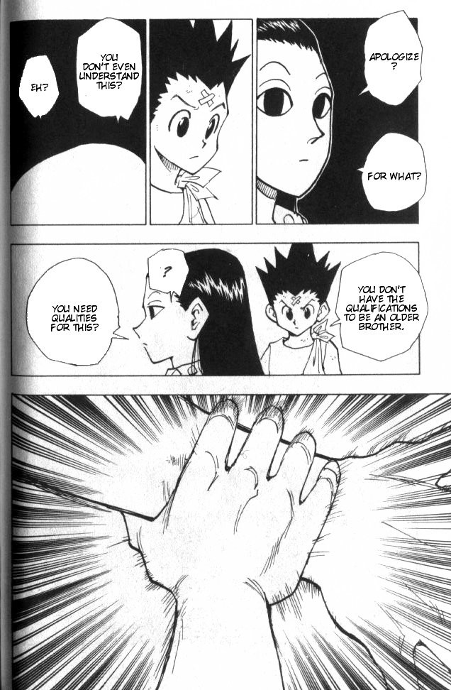 Hunter x Hunter Manga Chapter 37 page 5 - Light and Darkness: Part 3