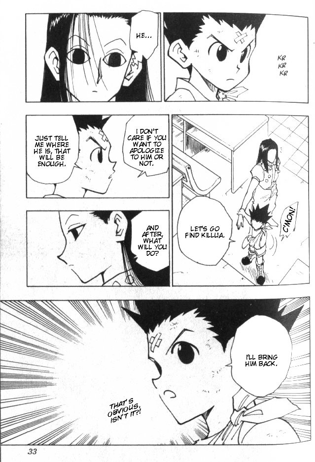 Hunter x Hunter Manga Chapter 37 page 8 - Light and Darkness: Part 3
