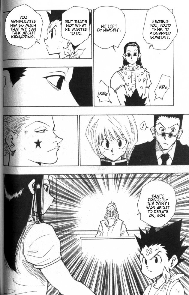 Hunter x Hunter Manga Chapter 37 page 9 - Light and Darkness: Part 3