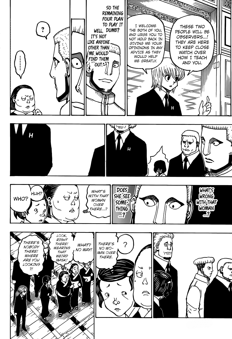 Hunter x Hunter Manga Chapter 370 page 11 - Observation