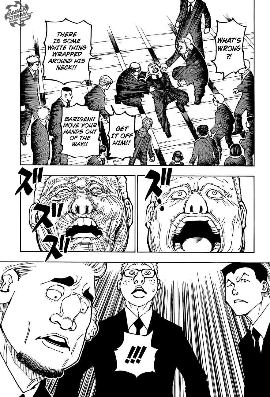 Hunter x Hunter Manga Chapter 370 page 14 - Observation
