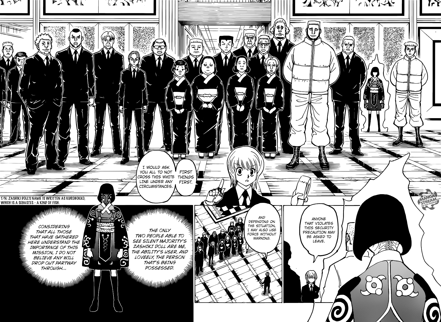 Hunter x Hunter Manga Chapter 370 page 2 - Observation