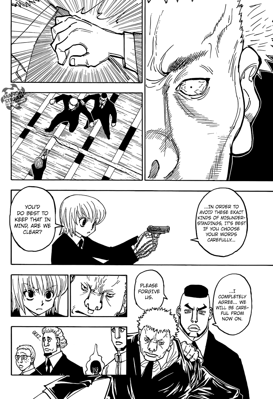 Hunter x Hunter Manga Chapter 370 page 5 - Observation