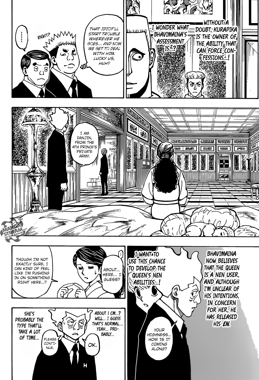 Hunter x Hunter Manga Chapter 370 page 7 - Observation