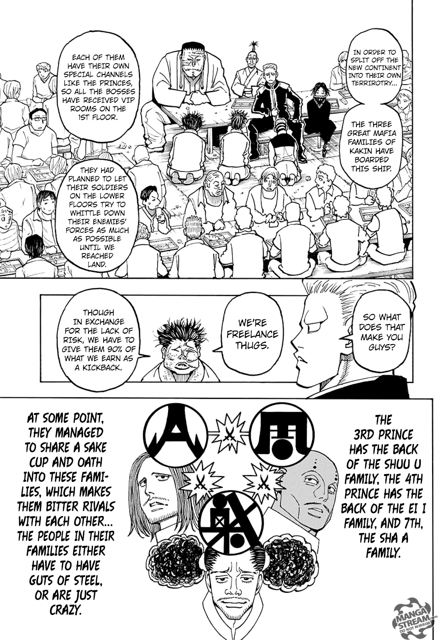 Hunter x Hunter Manga Chapter 371 page 14 - Mission
