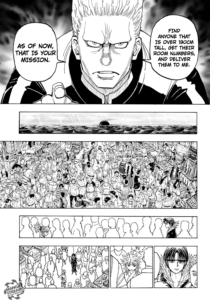 Hunter x Hunter Manga Chapter 371 page 16 - Mission