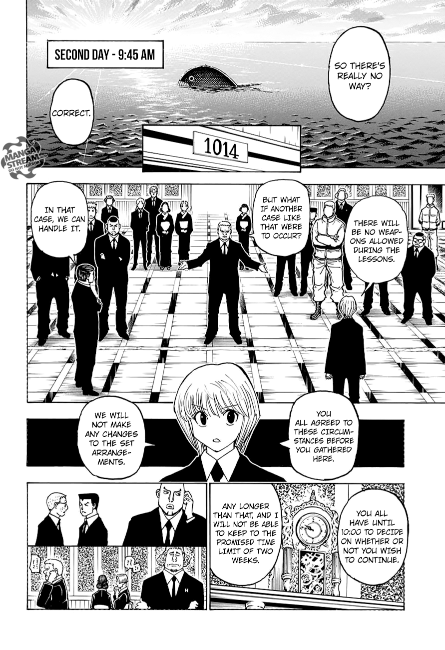 Hunter x Hunter Manga Chapter 371 page 3 - Mission