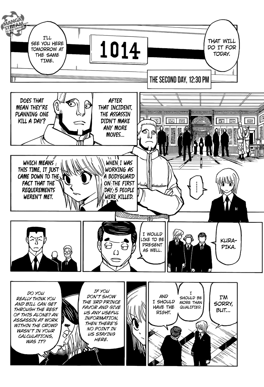 Hunter x Hunter Manga Chapter 372 page 10 - Disappearance