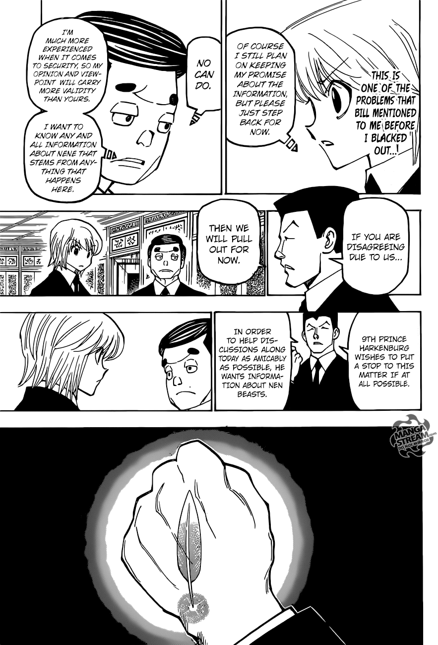 Hunter x Hunter Manga Chapter 372 page 11 - Disappearance
