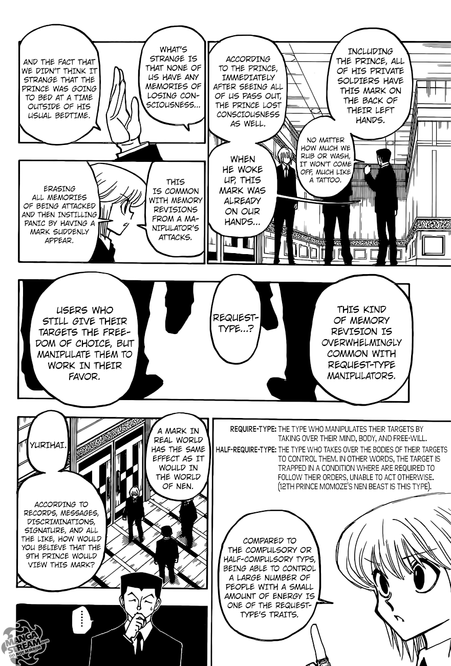 Hunter x Hunter Manga Chapter 372 page 12 - Disappearance
