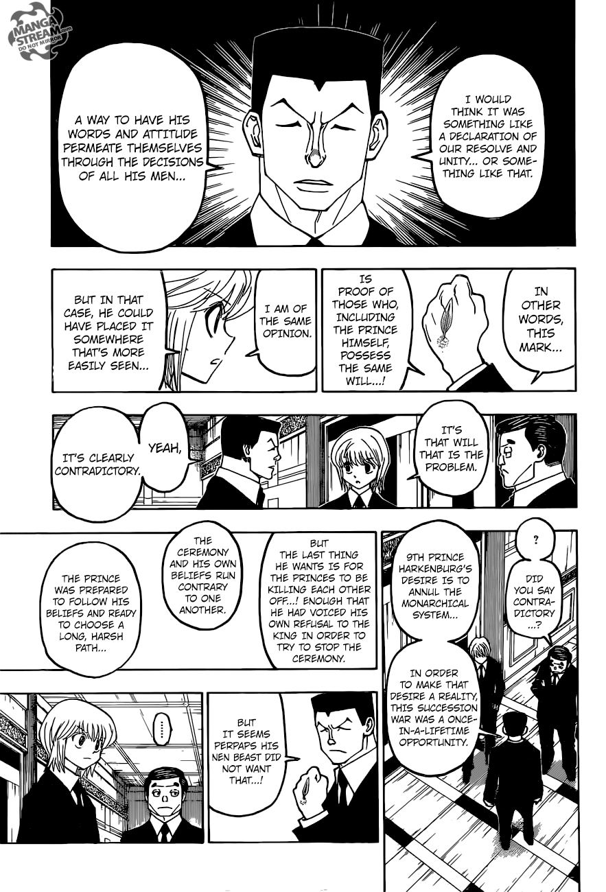 Hunter x Hunter Manga Chapter 372 page 13 - Disappearance