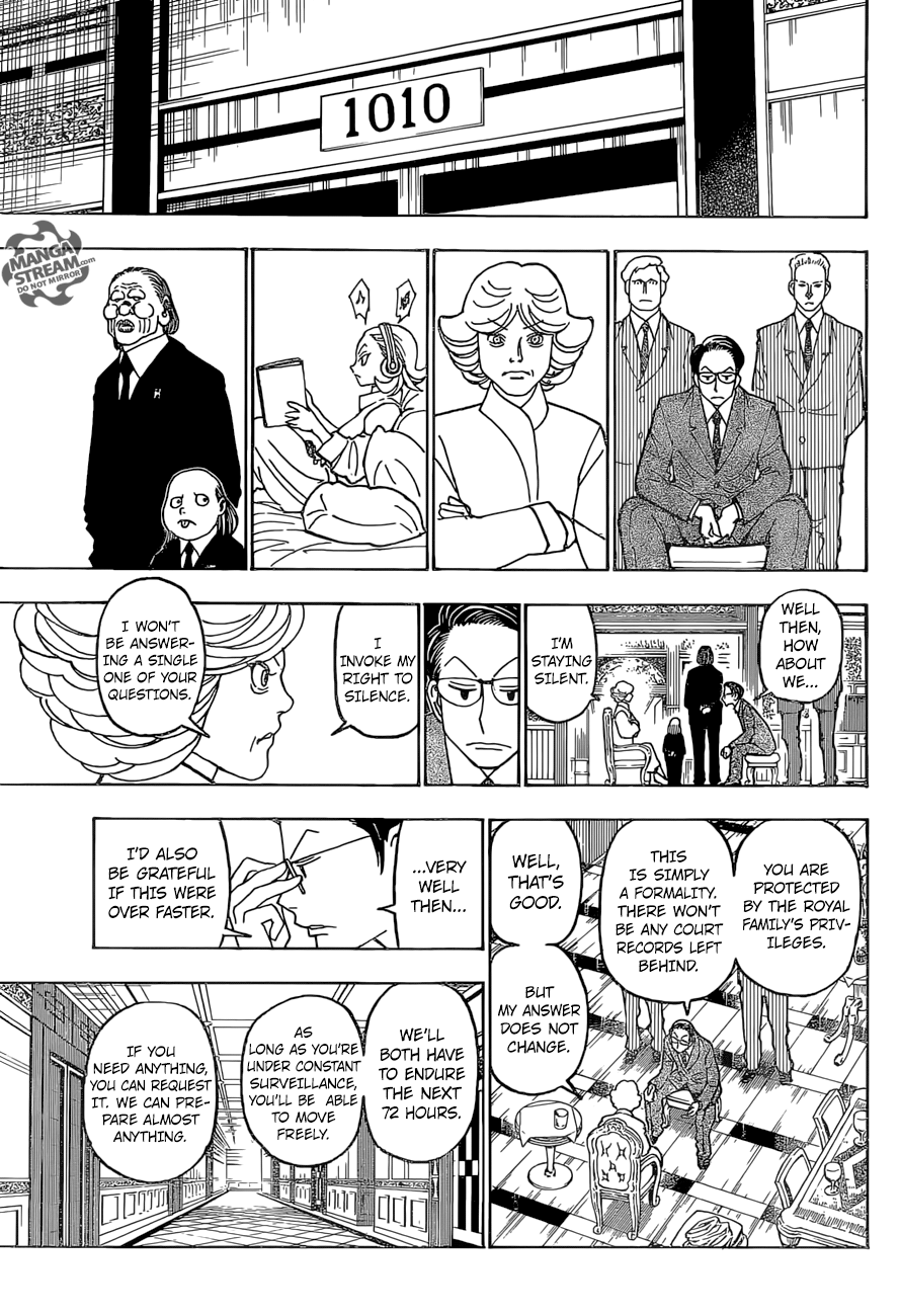 Hunter x Hunter Manga Chapter 372 page 3 - Disappearance