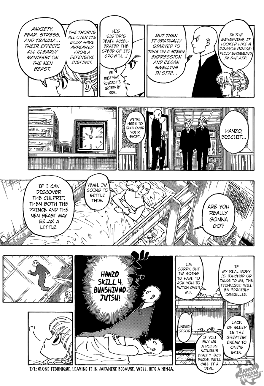 Hunter x Hunter Manga Chapter 372 page 5 - Disappearance
