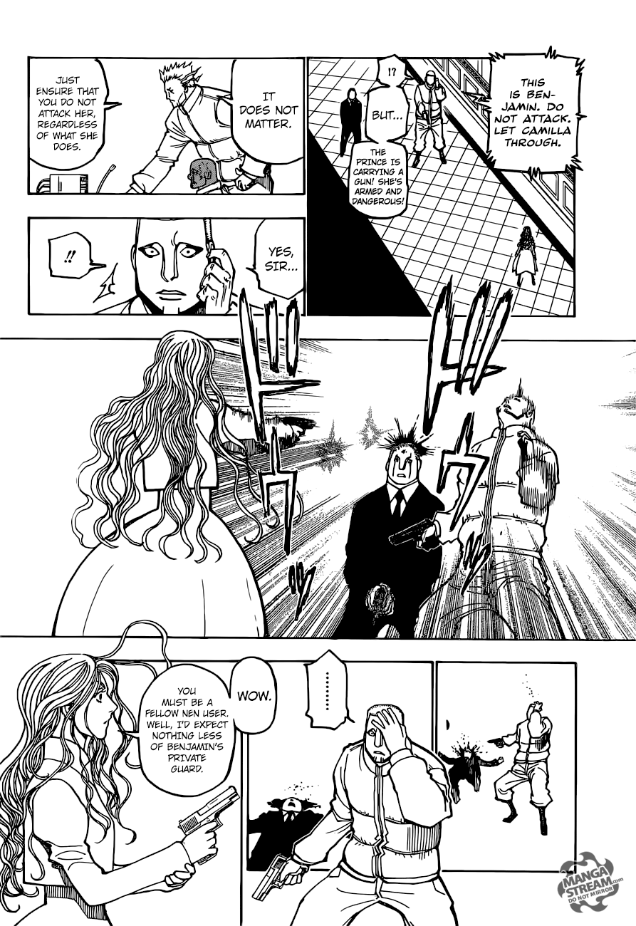 Hunter x Hunter Manga Chapter 373 page 10 - Inheritance