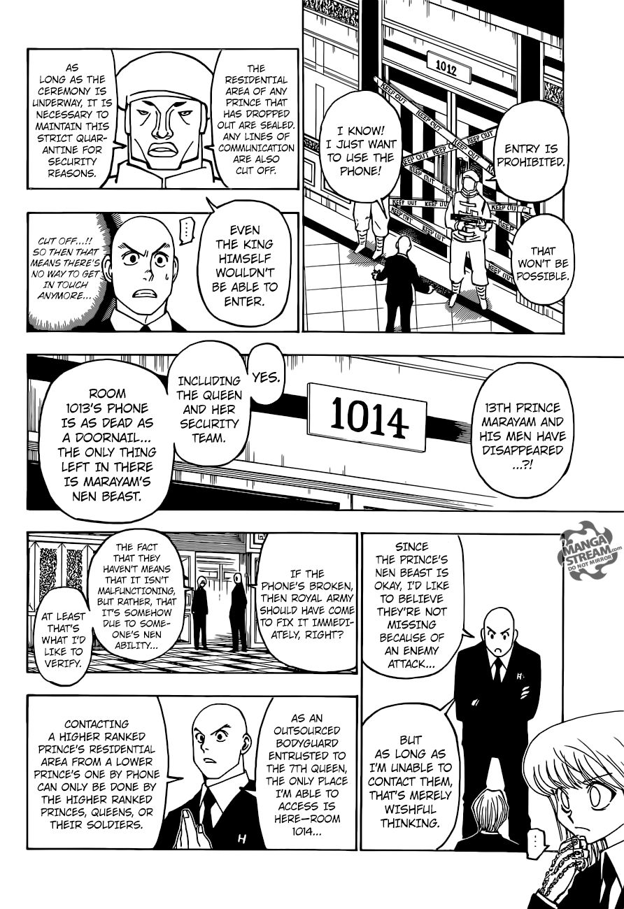 Hunter x Hunter Manga Chapter 373 page 18 - Inheritance