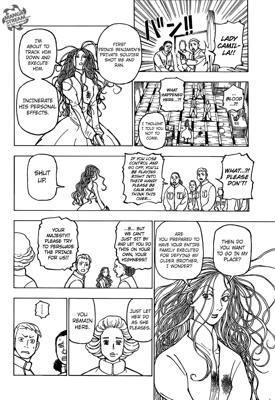 Hunter x Hunter Manga Chapter 373 page 8 - Inheritance