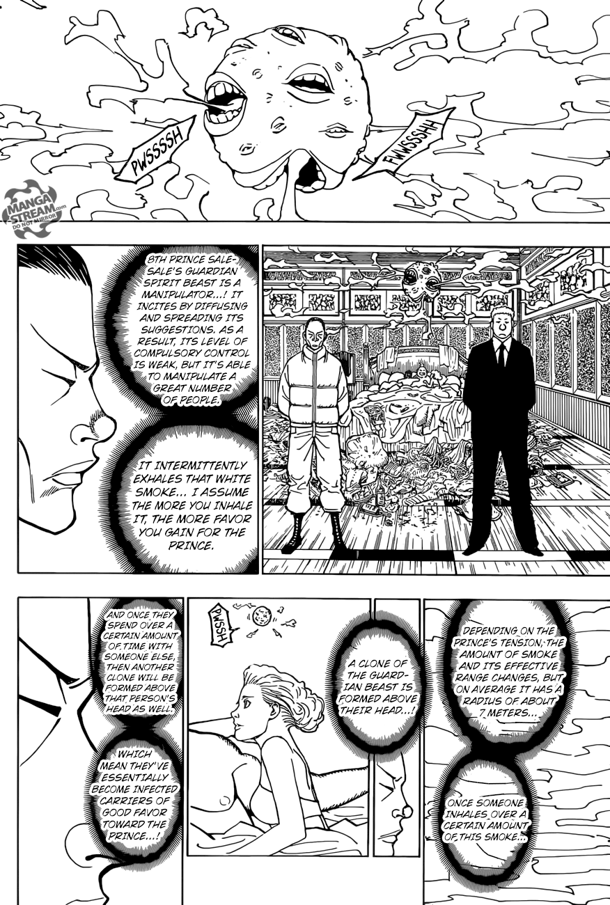 Hunter x Hunter Manga Chapter 374 page 15 - Ability