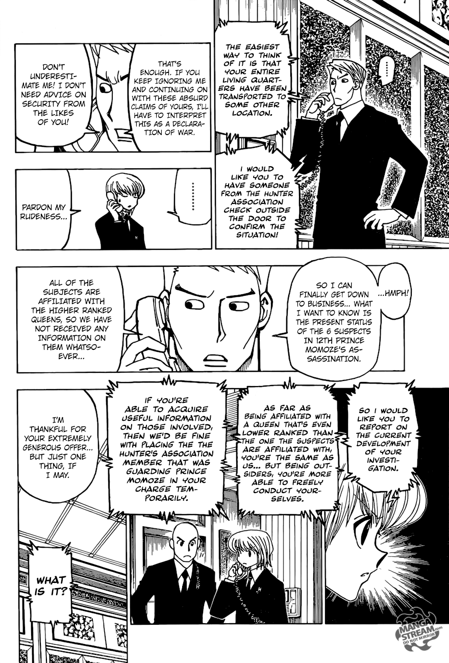 Hunter x Hunter Manga Chapter 374 page 2 - Ability