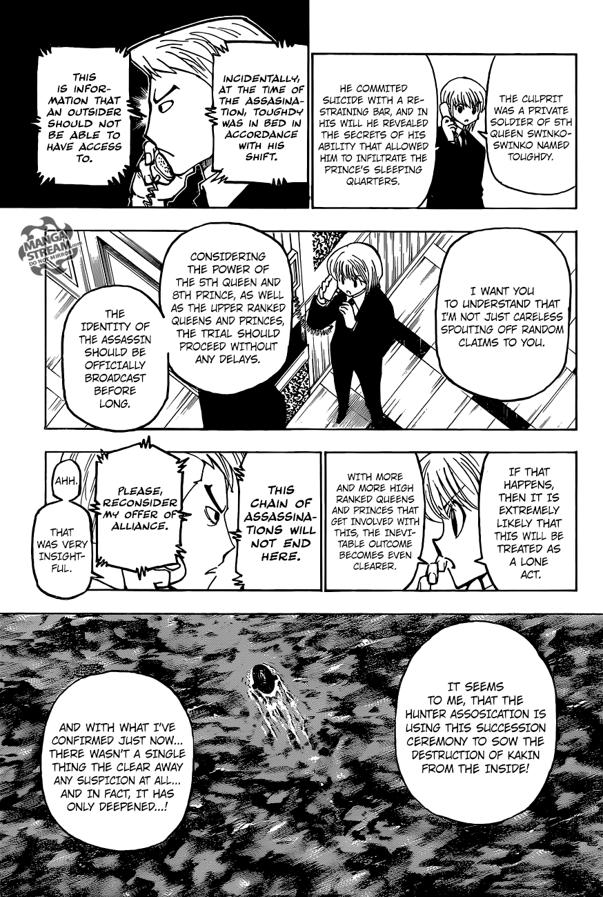 Hunter x Hunter Manga Chapter 374 page 5 - Ability