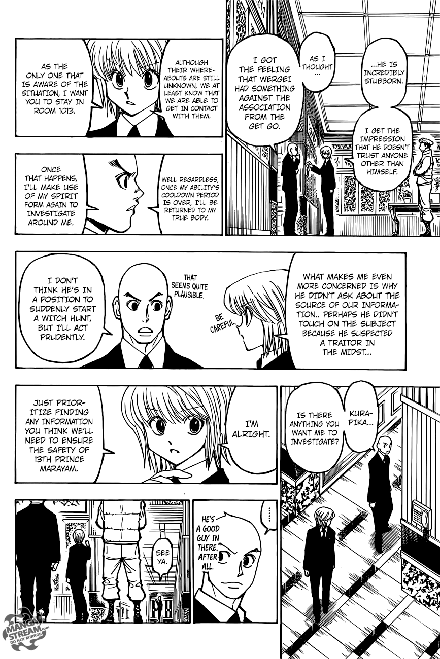 Hunter x Hunter Manga Chapter 374 page 6 - Ability