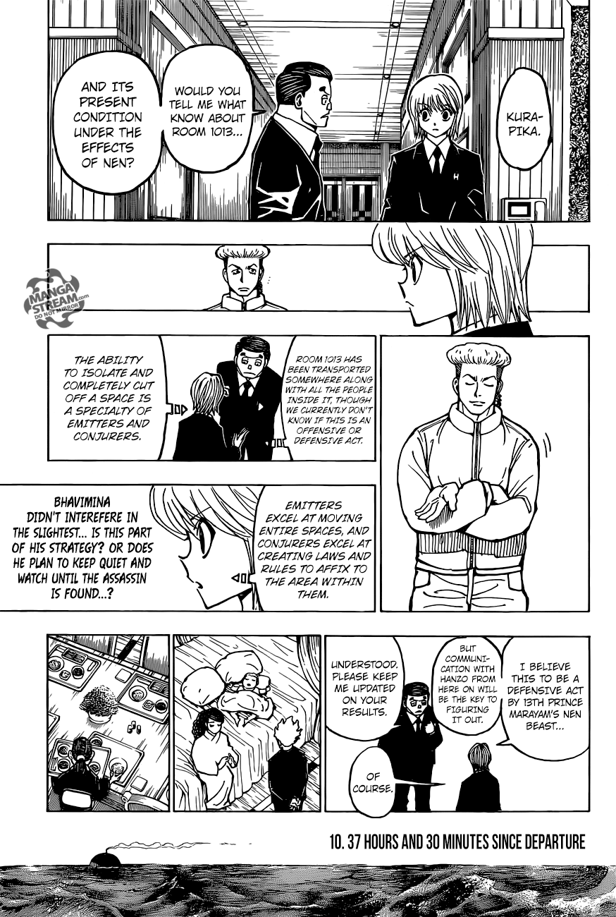 Hunter x Hunter Manga Chapter 374 page 7 - Ability