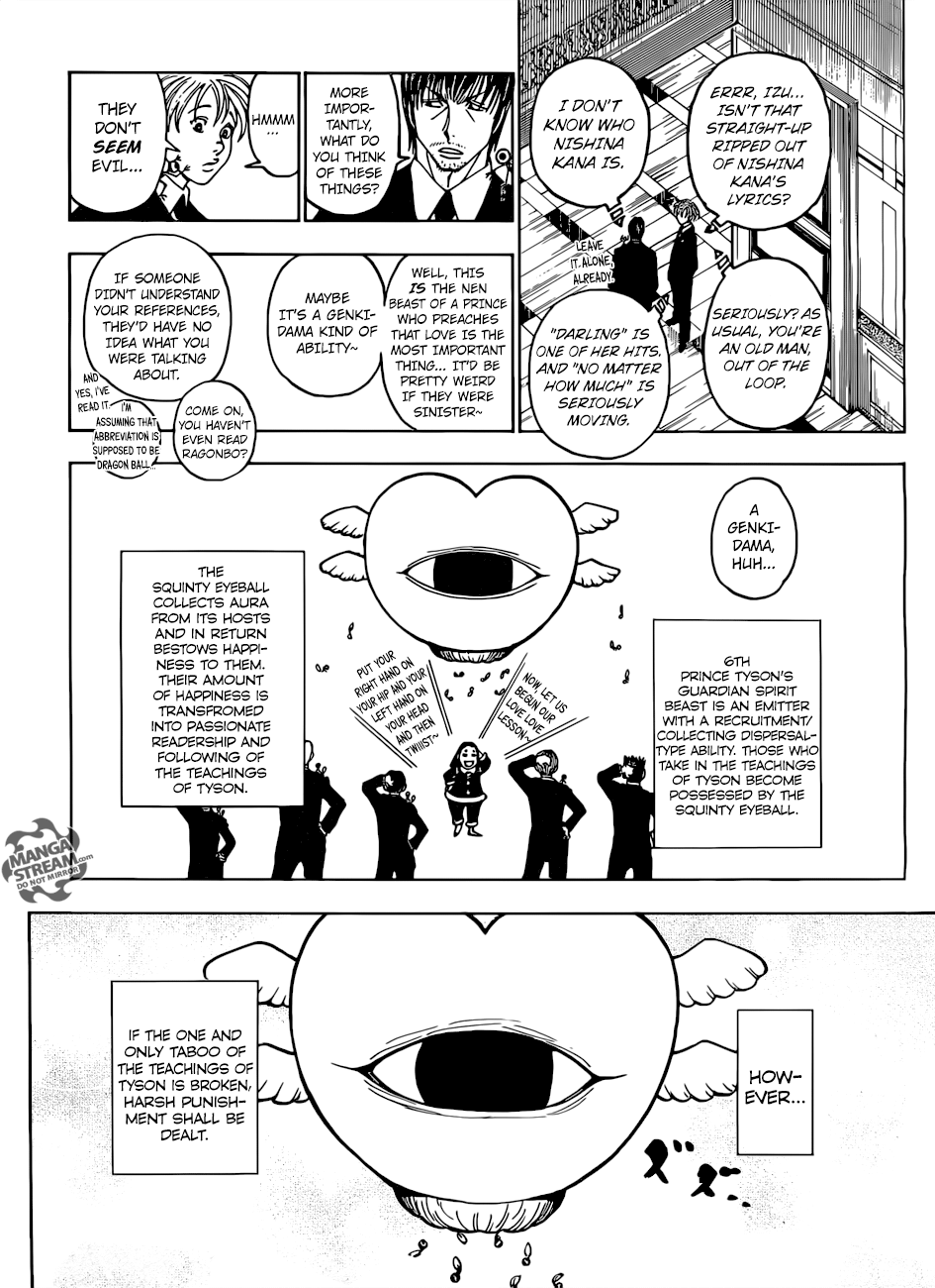 Hunter x Hunter Manga Chapter 375 page 2 - Persuasion
