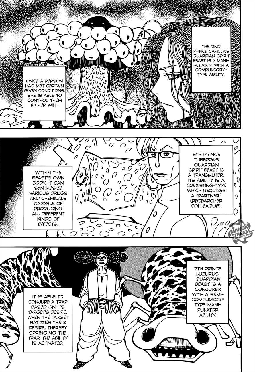 Hunter x Hunter Manga Chapter 375 page 3 - Persuasion