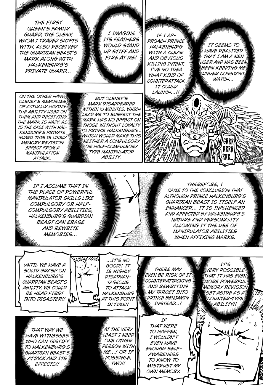 Hunter x Hunter Manga Chapter 375 page 6 - Persuasion